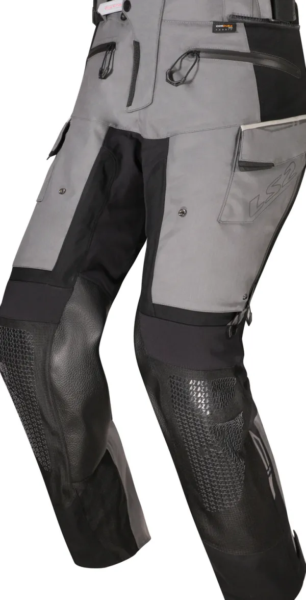 LS2 Apollo Motorbroek Black/Dark Grey> Motorbroeken