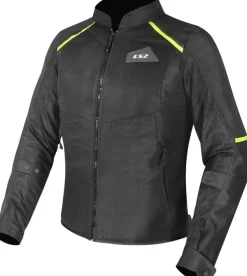 LS2 Breeze Lady Motorjas Black Yellow> Motorjassen