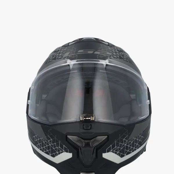 LS2 FF910 Advant II Astral Grey> Systeemhelmen|Helmen Met Zonnevizier