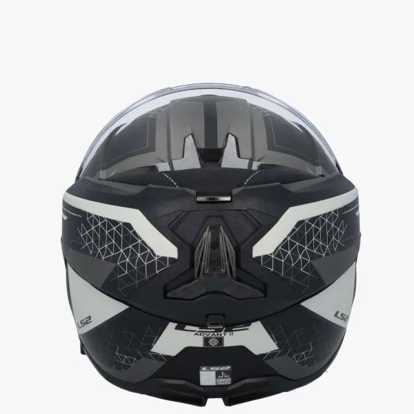 LS2 FF910 Advant II Astral Grey> Systeemhelmen|Helmen Met Zonnevizier