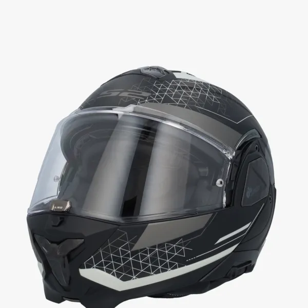 LS2 FF910 Advant II Astral Grey> Systeemhelmen|Helmen Met Zonnevizier
