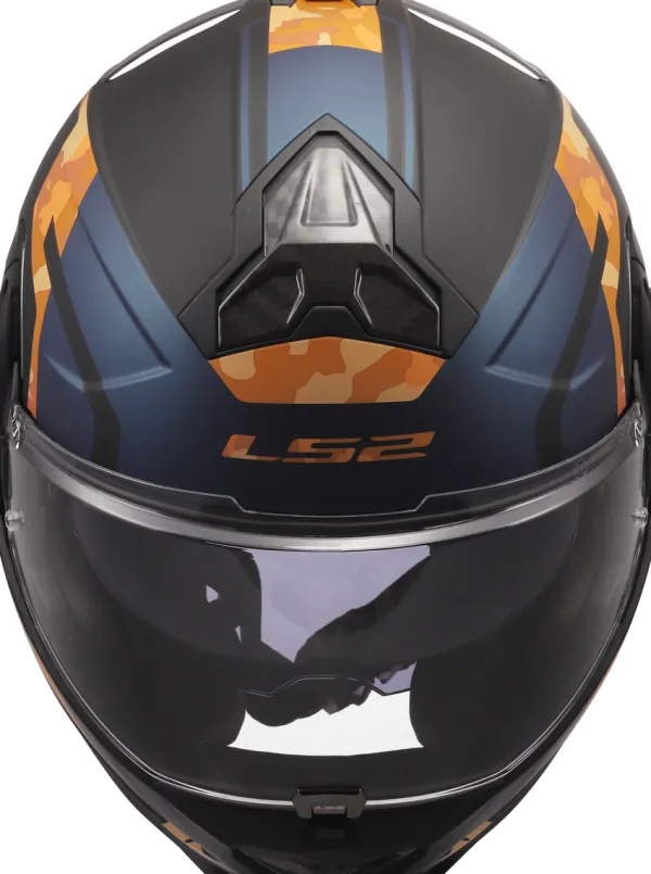 LS2 FF910 Advant II Glide Black Orange> Systeemhelmen|Helmen Met Zonnevizier