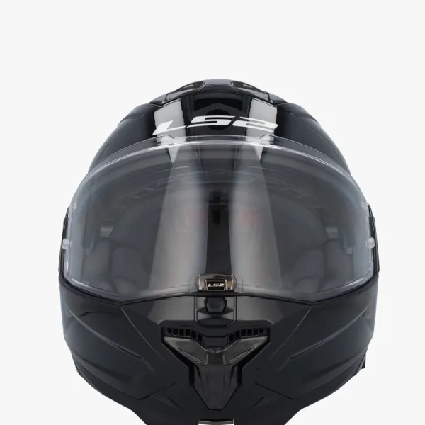 LS2 FF910 Advant II Solid Gloss Black> Systeemhelmen|Helmen Met Zonnevizier