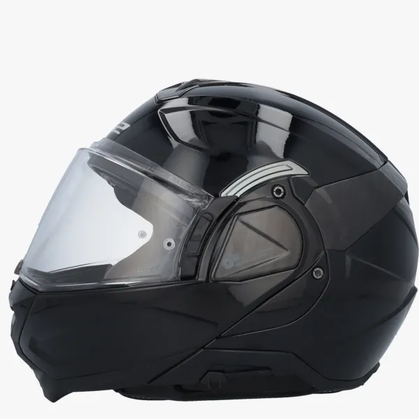 LS2 FF910 Advant II Solid Gloss Black> Systeemhelmen|Helmen Met Zonnevizier
