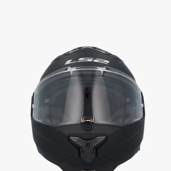 LS2 FF910 Advant II Solid Matt Black> Systeemhelmen|Helmen Met Zonnevizier
