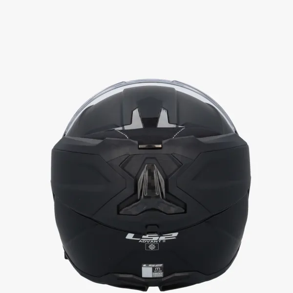 LS2 FF910 Advant II Solid Matt Black> Systeemhelmen|Helmen Met Zonnevizier