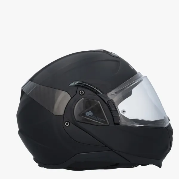 LS2 FF910 Advant II Solid Matt Black> Systeemhelmen|Helmen Met Zonnevizier