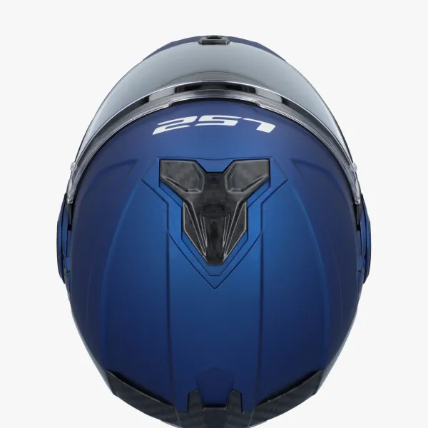 LS2 FF910 Advant II Solid Matt Navy Blue> Systeemhelmen|Helmen Met Zonnevizier
