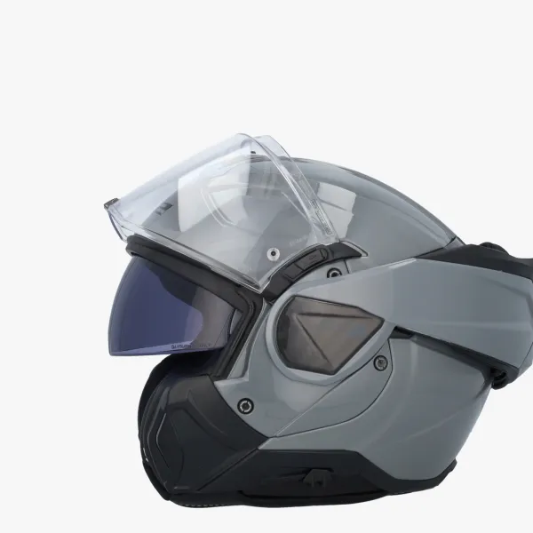 LS2 FF910 Advant II Solid Nardo Grey> Systeemhelmen|Helmen Met Zonnevizier