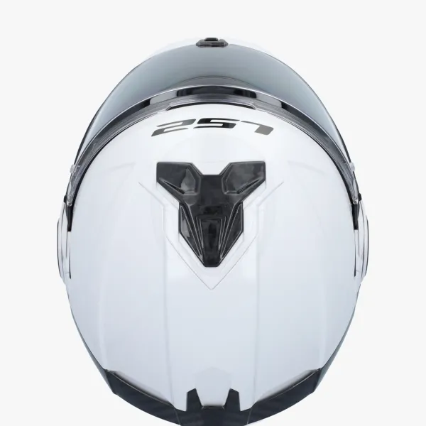 LS2 FF910 Advant II Solid White> Systeemhelmen|Helmen Met Zonnevizier