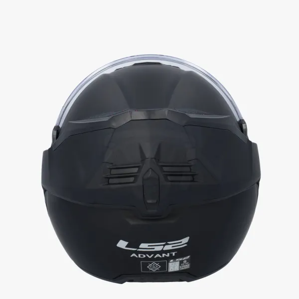 LS2 FF906 Advant Solid Matt Black 06> Systeemhelmen|Helmen Met Zonnevizier