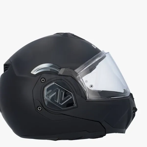 LS2 FF906 Advant Solid Matt Black 06> Systeemhelmen|Helmen Met Zonnevizier