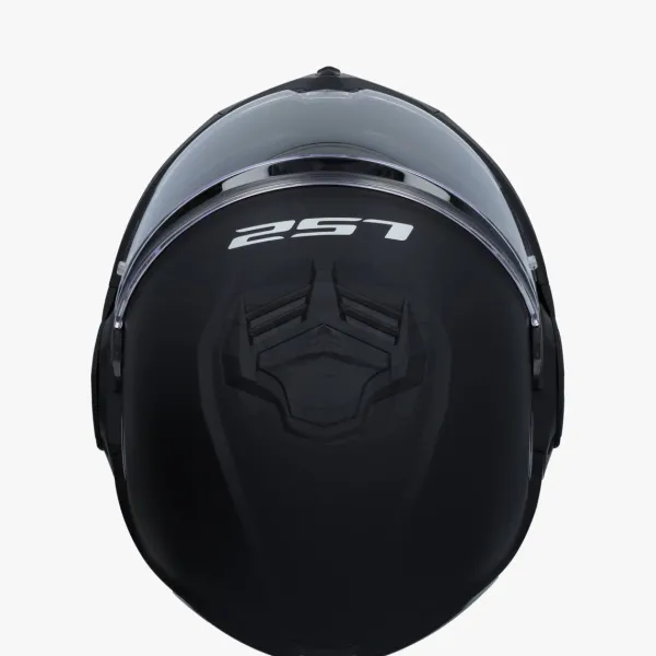 LS2 FF906 Advant Solid Matt Black 06> Systeemhelmen|Helmen Met Zonnevizier