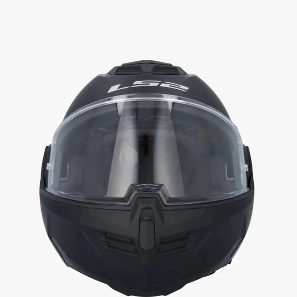 LS2 FF906 Advant Solid Matt Black 06> Systeemhelmen|Helmen Met Zonnevizier
