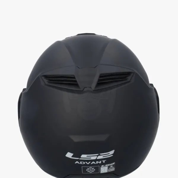 LS2 FF906 Advant Solid Matt Black 06> Systeemhelmen|Helmen Met Zonnevizier