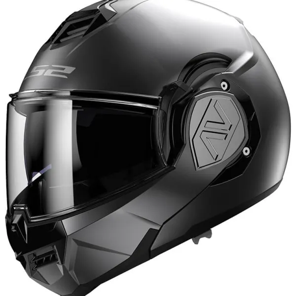 LS2 FF906 Advant Solid Matt Titanium 06> Systeemhelmen|Helmen Met Zonnevizier