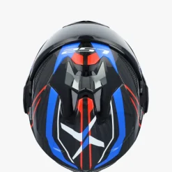 LS2 FF901 Advant X Carbon Future Ii White Blue> Systeemhelmen|Helmen Met Zonnevizier