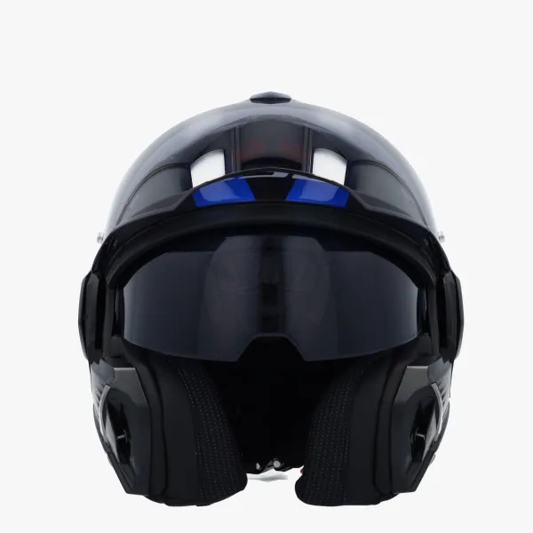 LS2 FF901 Advant X Carbon Future Ii White Blue> Systeemhelmen|Helmen Met Zonnevizier