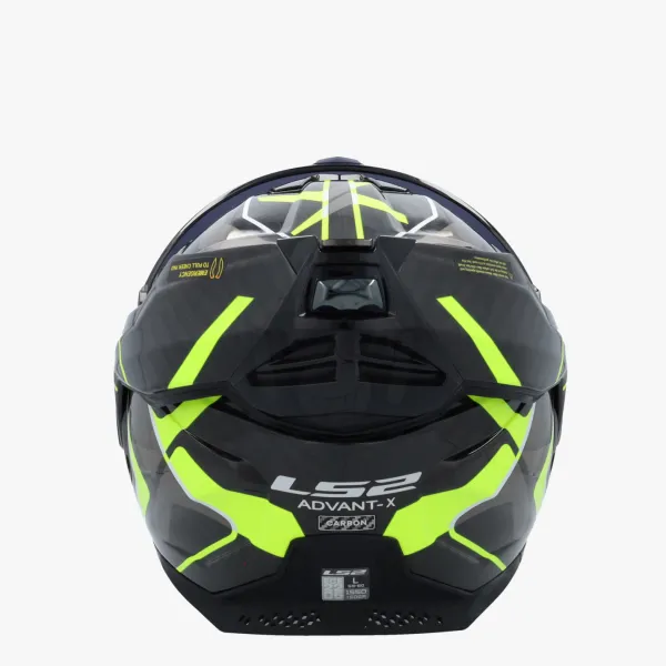 LS2 FF901 Advant X Carbon Future Ii H-V Yellow> Systeemhelmen|Helmen Met Zonnevizier