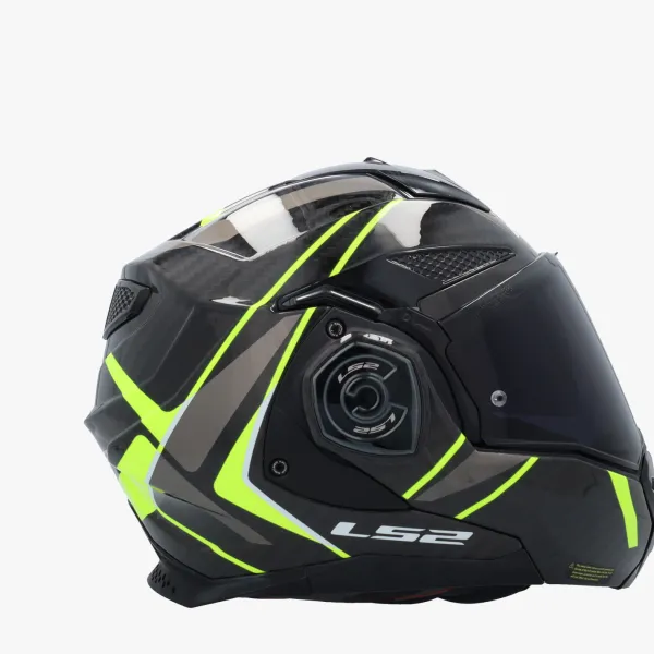 LS2 FF901 Advant X Carbon Future Ii H-V Yellow> Systeemhelmen|Helmen Met Zonnevizier
