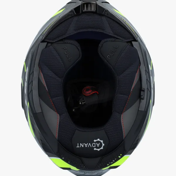 LS2 FF901 Advant X Carbon Future Ii H-V Yellow> Systeemhelmen|Helmen Met Zonnevizier
