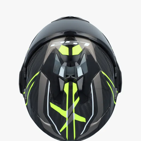 LS2 FF901 Advant X Carbon Future Ii H-V Yellow> Systeemhelmen|Helmen Met Zonnevizier