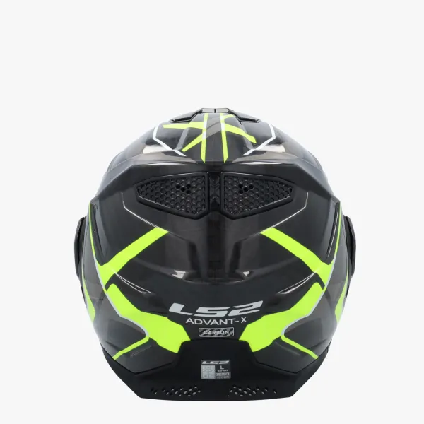 LS2 FF901 Advant X Carbon Future Ii H-V Yellow> Systeemhelmen|Helmen Met Zonnevizier