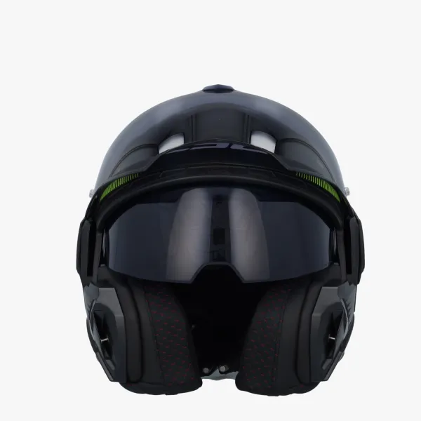 LS2 FF901 Advant X Nova Black H-V Yellow-06> Systeemhelmen|Helmen Met Zonnevizier