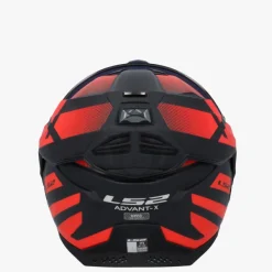 LS2 FF901 Advant X Nova Black Red-06> Systeemhelmen|Helmen Met Zonnevizier