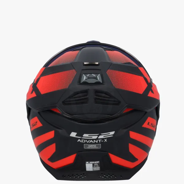 LS2 FF901 Advant X Nova Black Red-06> Systeemhelmen|Helmen Met Zonnevizier