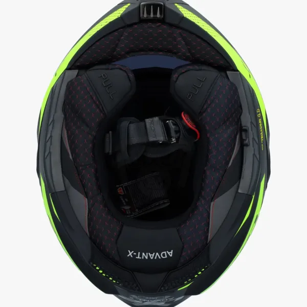 LS2 FF901 Advant X Oblivion Matt Black Fluo 06> Systeemhelmen|Helmen Met Zonnevizier