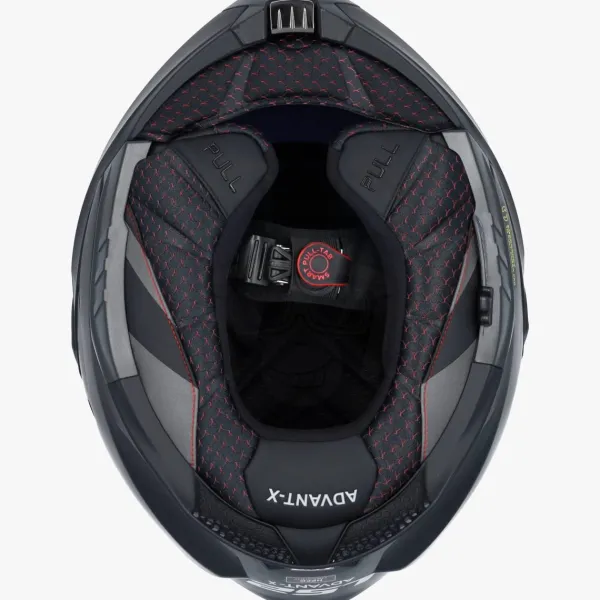 LS2 FF901 Advant X Solid Matt Black 06> Systeemhelmen|Helmen Met Zonnevizier