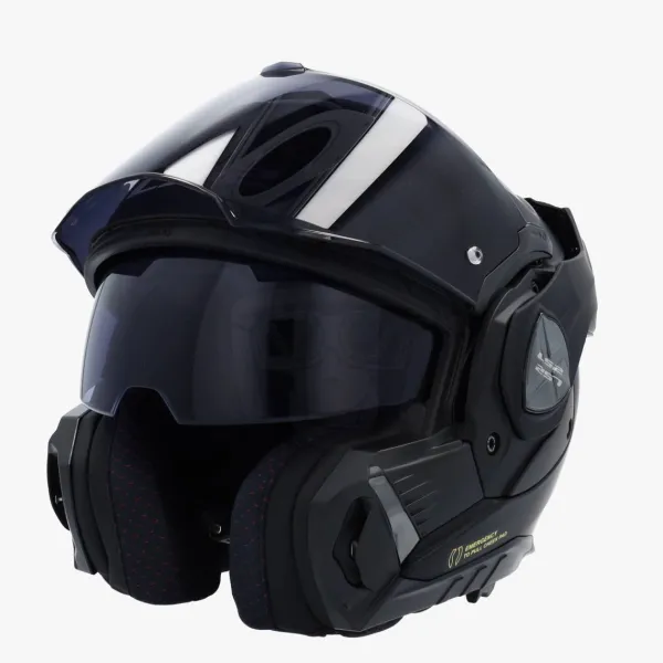 LS2 FF901 Advant X Solid Matt Black 06> Systeemhelmen|Helmen Met Zonnevizier
