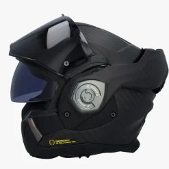 LS2 FF901 Advant X Solid Matt Carbon> Systeemhelmen|Helmen Met Zonnevizier