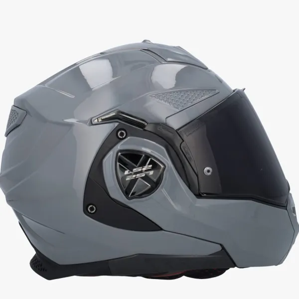 LS2 FF901 Advant X Solid Nardo Grey 06> Systeemhelmen|Helmen Met Zonnevizier
