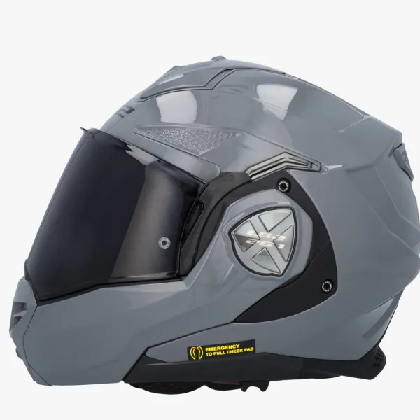 LS2 FF901 Advant X Solid Nardo Grey 06> Systeemhelmen|Helmen Met Zonnevizier