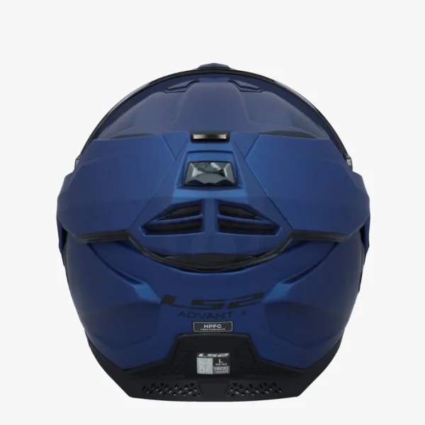 LS2 FF901 Advant X Solid Navy Blue> Systeemhelmen|Helmen Met Zonnevizier