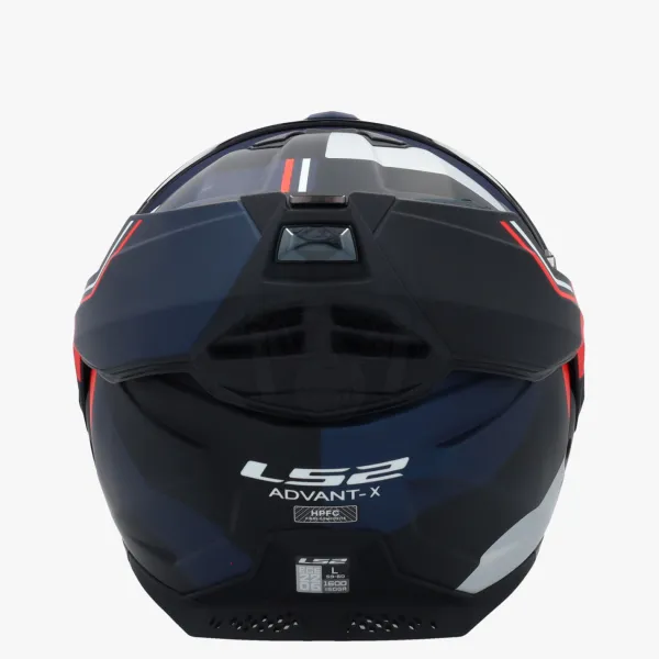 LS2 FF901 Advant X Ultra Blue Red> Systeemhelmen|Helmen Met Zonnevizier