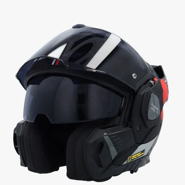 LS2 FF901 Advant X Ultra Blue Red> Systeemhelmen|Helmen Met Zonnevizier