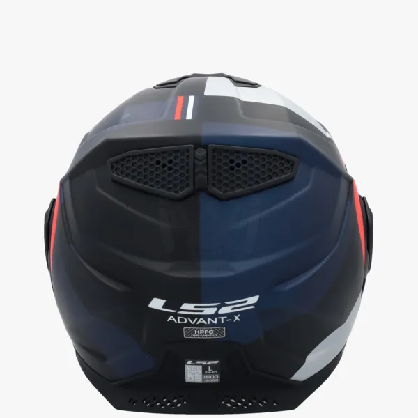 LS2 FF901 Advant X Ultra Blue Red> Systeemhelmen|Helmen Met Zonnevizier