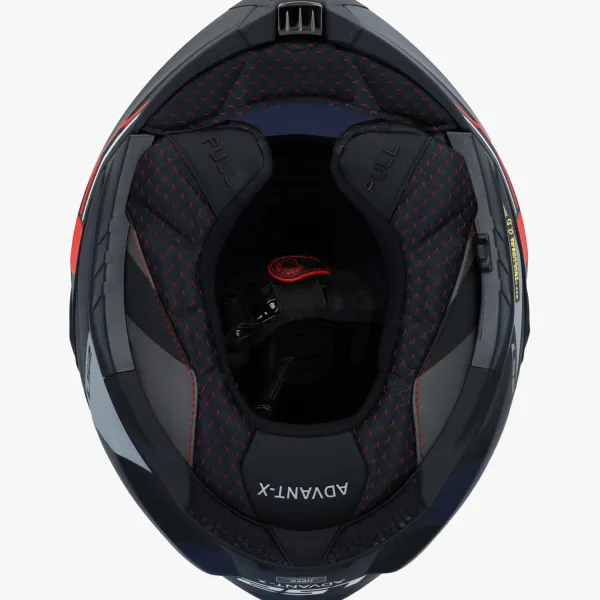 LS2 FF901 Advant X Ultra Blue Red> Systeemhelmen|Helmen Met Zonnevizier