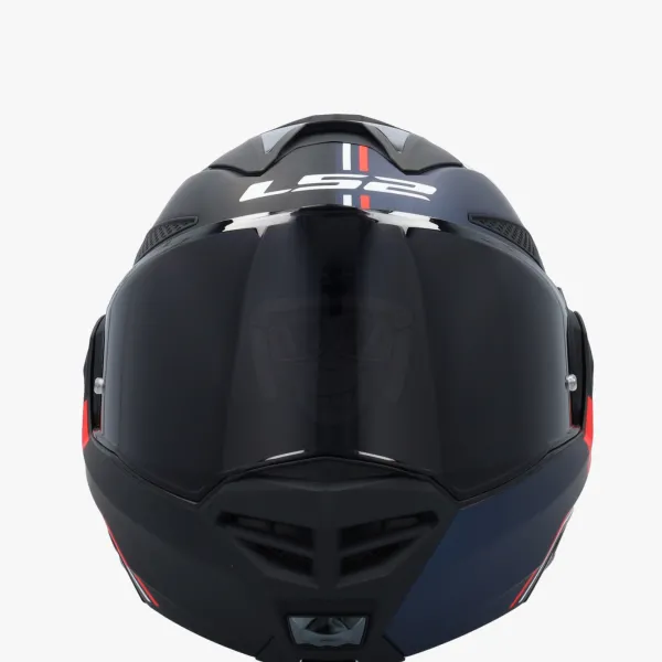 LS2 FF901 Advant X Ultra Blue Red> Systeemhelmen|Helmen Met Zonnevizier