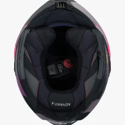 LS2 FF901 Advant X Ultra Grey Purple> Systeemhelmen|Helmen Met Zonnevizier