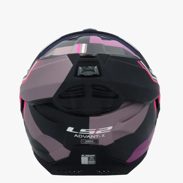 LS2 FF901 Advant X Ultra Grey Purple> Systeemhelmen|Helmen Met Zonnevizier