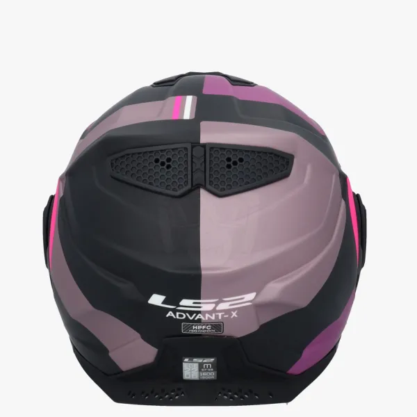 LS2 FF901 Advant X Ultra Grey Purple> Systeemhelmen|Helmen Met Zonnevizier