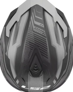 LS2 FF817 Challenger II Dravix Grey> Integraalhelmen|Race Helmen