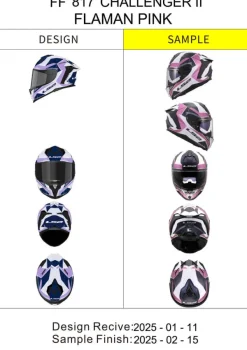LS2 FF817 Challenger II Flaman Lavender><noscript><img width=