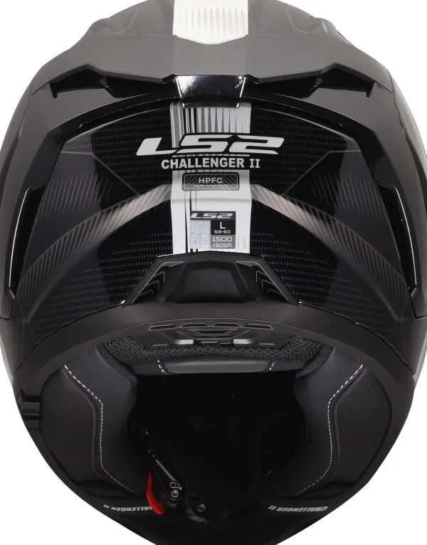 LS2 FF817 Challenger II Nitro Black Grey> Integraalhelmen|Race Helmen