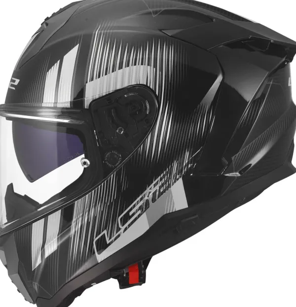 LS2 FF817 Challenger II Nitro Black Grey> Integraalhelmen|Race Helmen