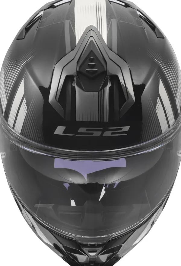 LS2 FF817 Challenger II Nitro Black Grey> Integraalhelmen|Race Helmen
